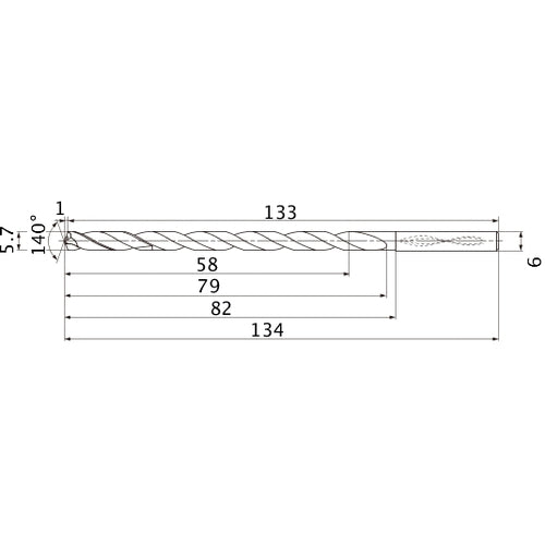 MNS0570X10DB CARB DRILL