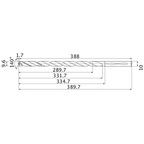 MNS0960X30DB CARB DRILL