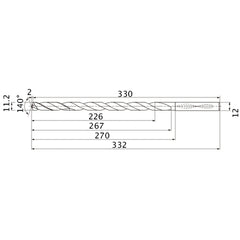 MNS1120X20DB CARB DRILL