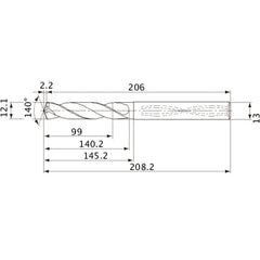 MVS1210X08S130 CARB DRILL