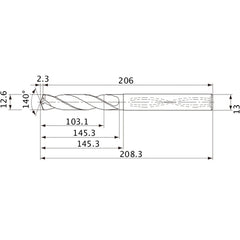 MVS1260X08S130 CARB DRILL