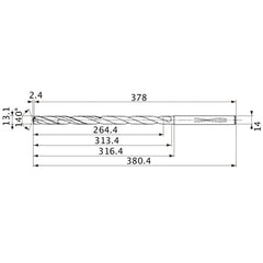 MVS1310X20S140 CARB DRILL