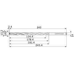 MVS1320X10S140 CARB DRILL