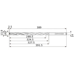 MVS1390X20S140 CARB DRILL