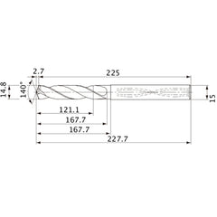 MVS1480X08S150 CARB DRILL