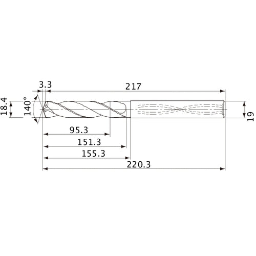 MVS1840X05S190 CARB DRILL