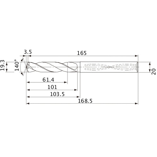 MVS1930X03S200 CARB DRILL