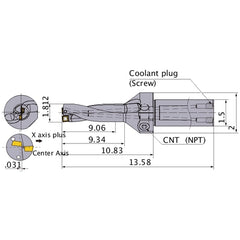 MVX1812X5C150 INDEXABLE DRILL