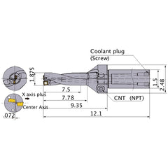 MVX1875X4C150 INDEXABLE DRILL
