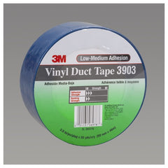 3M Vinyl Duct Tape 3903 Blue 2″ × 50 yd 6.5 mil 2 Individually Wrapped Conveniently Packaged - Americas Industrial Supply