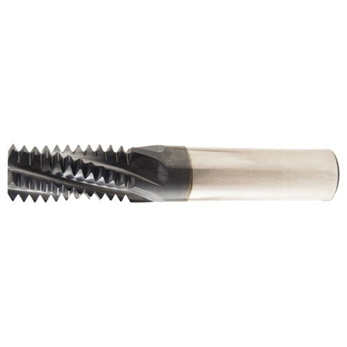 ‎1/2-14 4 Flute BSPP Coolant Through Thread Mill-TiAlN - Exact Industrial Supply