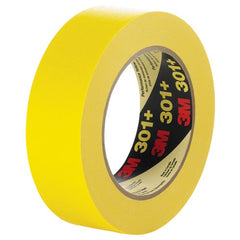 3M Performance Yellow Masking Tape 301+ 36 mm × 55 m Individually Wrapped - Americas Industrial Supply