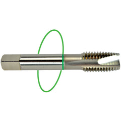 ‎6-32 Dia-H3-2 FL-Std Spiral FL Tap - Green Ring - Americas Industrial Supply