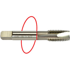 ‎5/16-18 Dia-H3-3 FL-Std Spiral Point Tap - Red Ring - Americas Industrial Supply