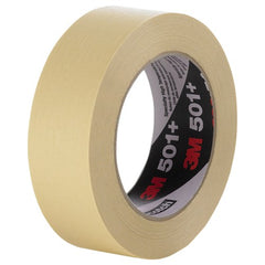 3M Specialty High Temperature Masking Tape 501+ Tan 24 mm × 55 m Individually Wrapped Conveniently Packaged - Americas Industrial Supply
