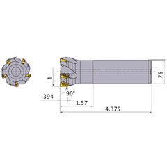 APX3000UR163SA12SA INDEXABLE ENDMIL