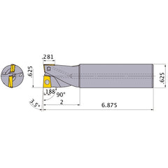 AQXUR102SA10L INDEXABLE ENDMILL