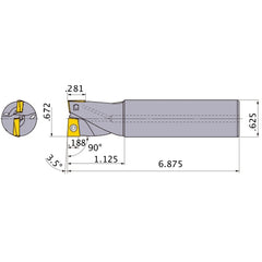 AQXUR112SA10L INDEXABLE ENDMILL