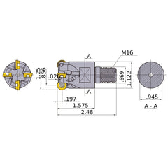 ARP5UPR2004AM1640 INDX END MILL