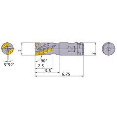 LER3218W32 INDEXABLE ENDMILL