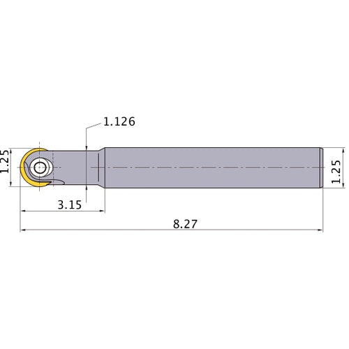 MBN101250SB INDEXABLE ENDMILL