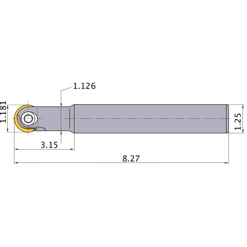 MBN10M300SC INDEXABLE ENDMILL