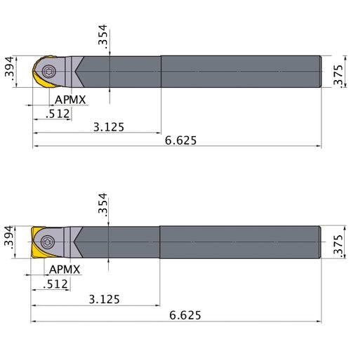 SRFU06S06LW INDEXABLE ENDMILL