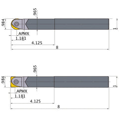 SRFU16S16MW INDEXABLE ENDMILL