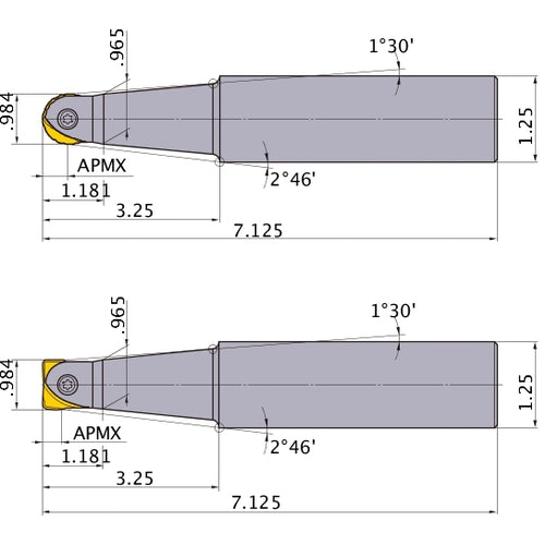 SRFU16S20M INDEXABLE ENDMILL