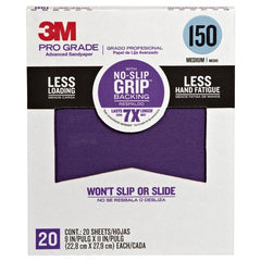 ‎3M Pro Grade Precision Faster Sanding Sanding Sheets150 grit Medium 27150TRI-20 9″ × 11″ - Americas Industrial Supply