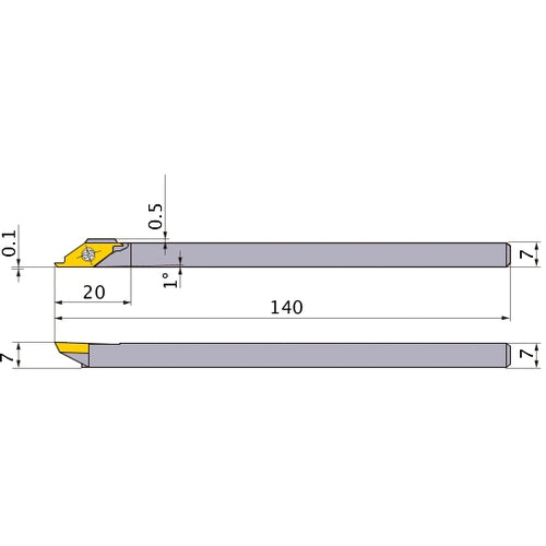 CSVHL0707 TURNING HOLDER