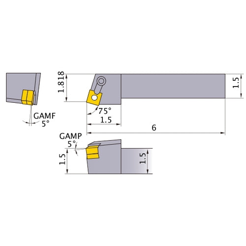 MSRNR-246D TURNING HOLDER