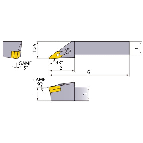 MVJNR-164D TURNING HOLDER
