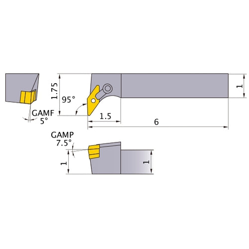 MVLNR-164D TURNING HOLDER