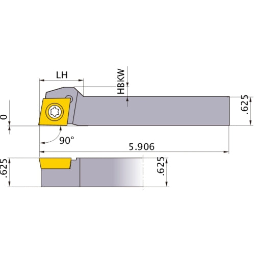 SCACR-103SM TURNING HOLDER
