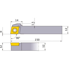 SCACR1212M09-SM TURNING HOLDER