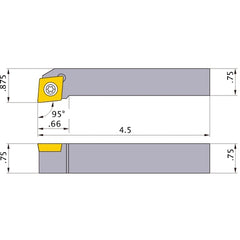 SCLCR-124 TURNING HOLDER