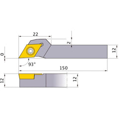 SDJCL1212M11-SM TURNING HOLDER