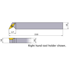 SVPPR1616M11-SM TURNING HOLDER