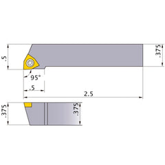 SWLCR-062 TURNING HOLDER