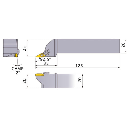 SXZCL2020K15 TURNING HOLDER