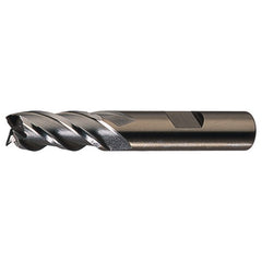 ‎3/8″ × 3/8″ × 3/8″ × 2-1/8″ RHS / RHC HSS-E (PM) Powder Metal Finishing End Mill-4F SE CC - Bright