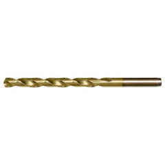 11/64 RHS / RHC HSS-CO 8% (M42) 135 Degree Split Point Heavy Duty Cobalt Drill - TiN - Exact Industrial Supply