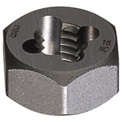 ‎5/16-18 0650 Carbon Steel Hexagon Rethreading Die - Americas Industrial Supply