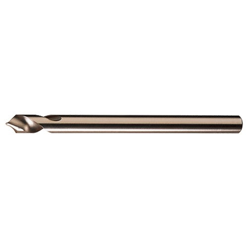 1″ × 8″ OAL 90 Degree HSSCoPM Radial NC Spotting Drills Gold-Black Oxide