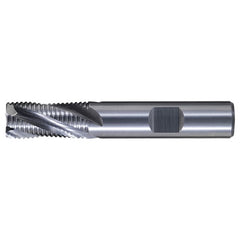 1/4″ × 1/4″ × 3/8″ × 2″ RHS / RHC Solid Carbide Mult-Flute Square End High-Performance End Mill - TiCN
