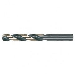 #52 RHS / RHC HSS 135 Degree Split Point Heavy Duty Jobber Length Drill - Black & Gold - Americas Industrial Supply