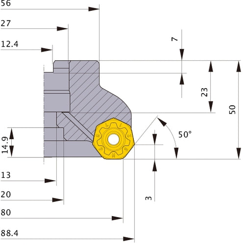 ‎AHX440S-080A06AR MILL