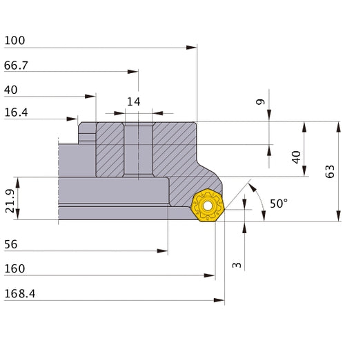 ‎AHX440S-160C16NR MILL