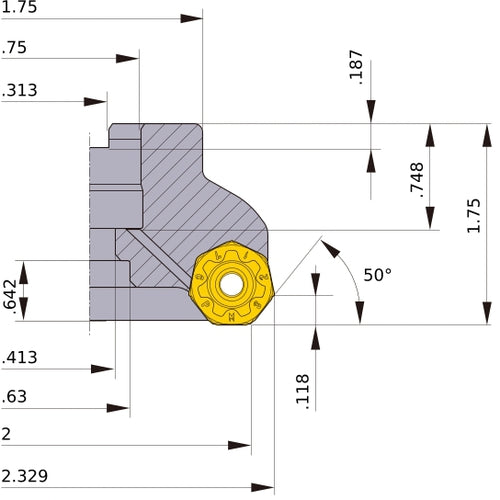 AHX440SUR0204AA FACE MILL